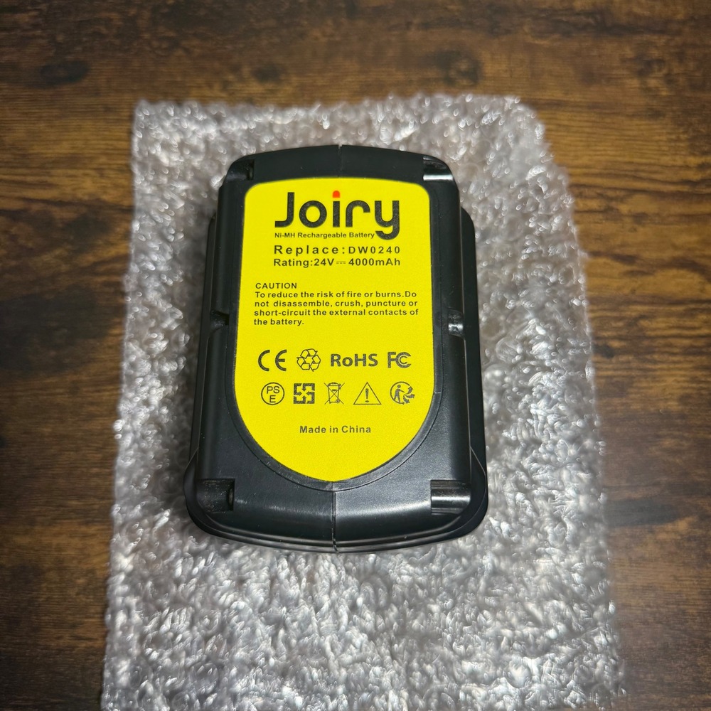 Joiry 24V 4000mAh Ni-MH Battery Replacement for Dewalt DW0240 DW0242 DW0243
